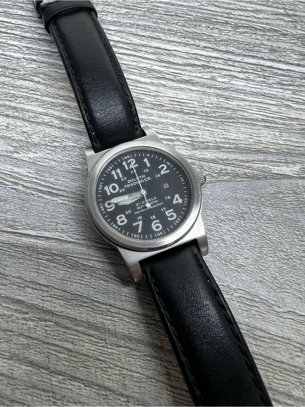 Duluth Trading Co. Black Dial Automatic Watch 32mm - Picture 2 of 8